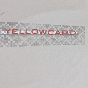 Yellowcard Autographed Concert Tee Light Grey with Band Logo Small